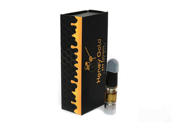 Honey Gold 999 Extracts Wedding Cake Distillate Cartridge 1ml Cannacured