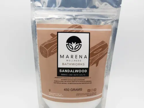 Marena Wellness - CBD Bath Salts (300mg) - Sandalwood