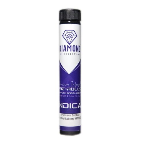 Diamond Pre-Rolls - HTFSE - Platinum Bubba x Shishkaberry (3 x 1g)