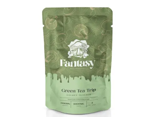 Fantasy Psychedelics Tea Bags - (Green Tea -x Golden Teacher)