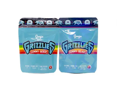 Grizzlies Gummies (350mg THC) - Sour Green Apple