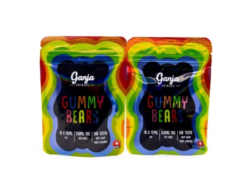 Ganja Bears (150mg THC) - Green Apple