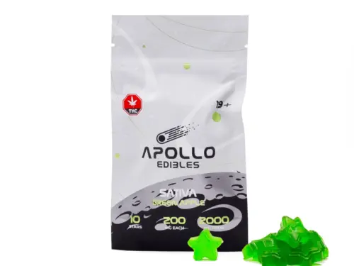 Apollo - Shooting Star Gummies (2000mg) - Green Apple (Sativa)