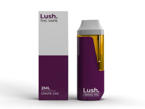 Lush - Discreet THC Disposable Vape (2 Grams) - Grape Gas (Indica)