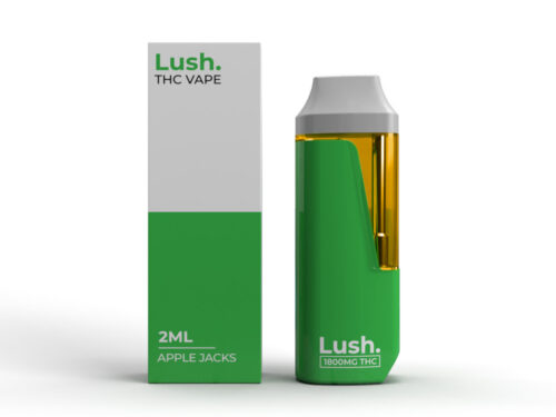 Lush - Discreet THC Disposable Vape (2 Grams) - Apple Jacks (Hybrid)