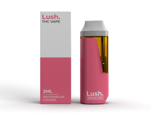 Lush - Discreet THC Disposable Vape (2 Grams) - Watermelon Cookies (Hybrid)