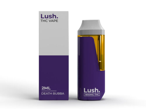 Lush - Discreet THC Disposable Vape (2 Grams) - Death Bubba (Indica)