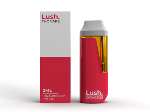 Lush - Discreet THC Disposable Vape (2 Grams) - Strawberry Cough (Sativa)