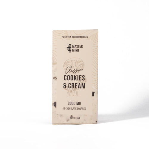 For those who crave something creamy with a side of consciousness shift, the 3000mg Mastermind Cookies & Cream Bar is your go-to. Infused with a premium Psilocybe Cubensis blend, this bar offers a reliable, tasty way to microdose or fully immerse in the magic.