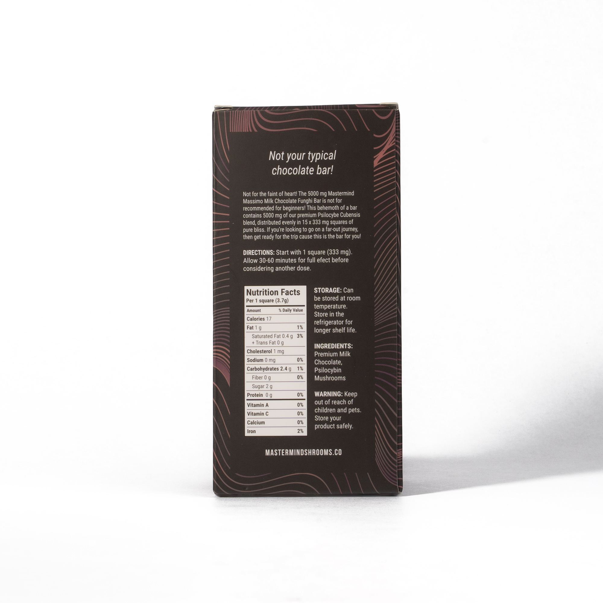 Mastermind - Funghi Chocolate Bar (5000mg) - Milk Chocolate - Image 2