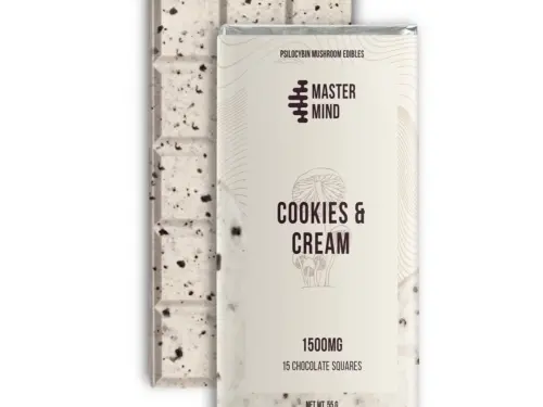 Mastermind - Funghi Chocolate Bar (1500mg) - Cookies & Cream
