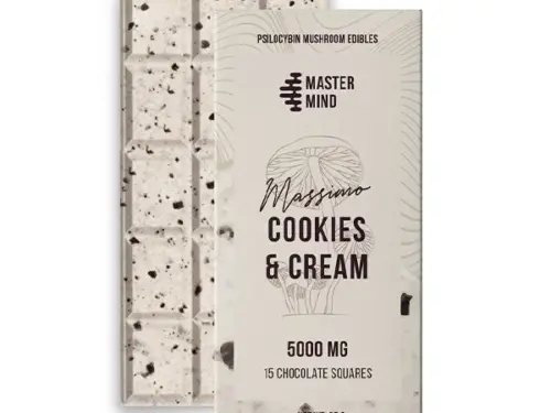 Mastermind - Funghi Chocolate Bar (5000mg) - Cookies & Cream