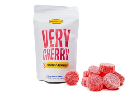 One Stop THC Gummies 500mg - Very Cherry