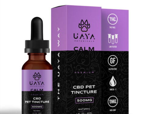 UAYA Tinctures 500mg - CBD Pet - Calm