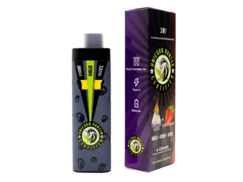 Unicorn Hunter - Disposable Vape (4g) - Purple Kush x Strawberry