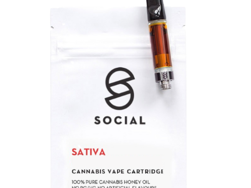 Social - Honey Oil Cartridge (1ML) - Sativa