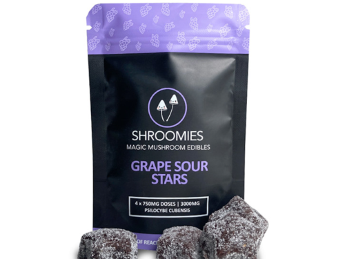 Shroomies Gummies - Grape Sour Stars (3000mg)
