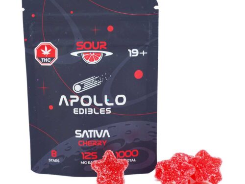 Apollo - Shooting Star Gummies (1000mg) - Sour Cherry (Sativa)