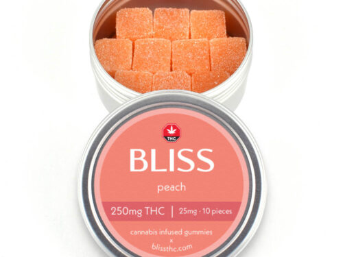 Bliss - THC Gummies (250mg) - Peach