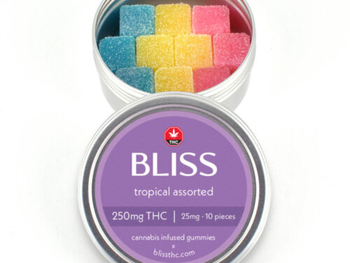 Bliss - THC Gummies (250mg) - Tropical Assorted