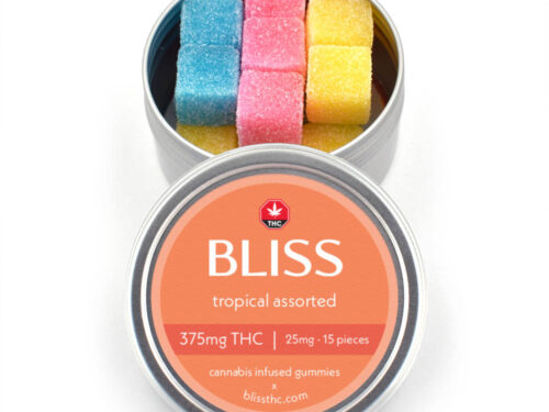 Bliss - THC Gummies (375mg) - Tropical Assorted