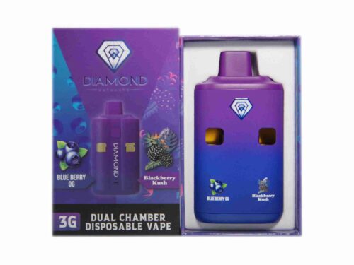 Diamond Dual Vapes 6g - Blueberry OG x Blackberry Kush