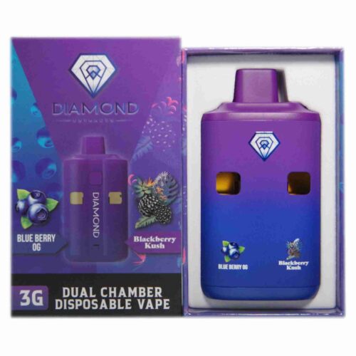 Diamond Dual Vapes 6g - Blueberry OG x Blackberry Kush
