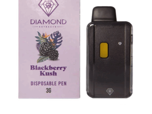 Diamond Disposable Vapes 3g - Blackberry Kush (Indica)