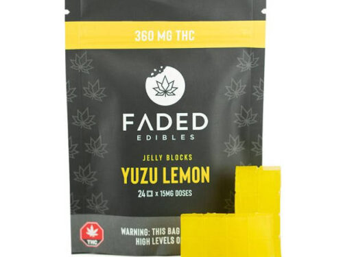 Faded Jelly Blocks - Yuzu Lemon (360mg)