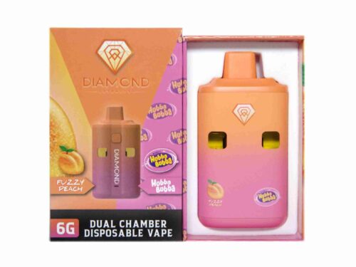 Diamond Dual Vapes 6g - Fuzzy Peach x Hubba Bubba