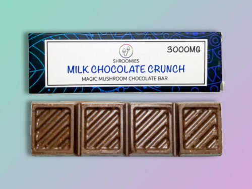 Shroomies Chocolates - Milk Chocolate Crunch (3000mg)