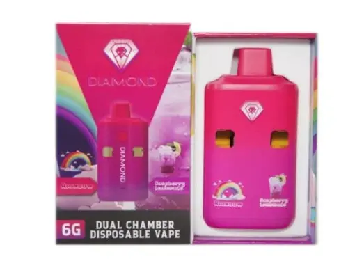 Diamond Dual Vapes 6g - Rainbow x Raspberry Lemonade