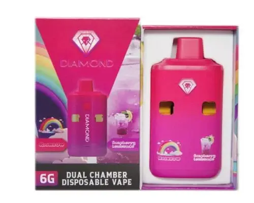 Diamond Dual Vapes 6g - Rainbow x Raspberry Lemonade