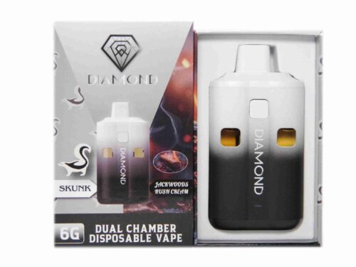 Diamond Dual Vapes 6g - Skunk x Jackwoods Rush Cream