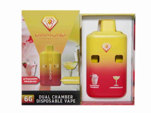 Diamond Dual Vapes 6g - Strawberry Milkshake x Limoncello