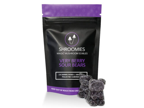 Shroomies Gummies - Very Berry Sour Bears (1000mg)