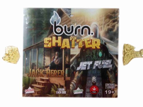 Burn Shatter 2 Grams - Jack Herer + Jet Fuel
