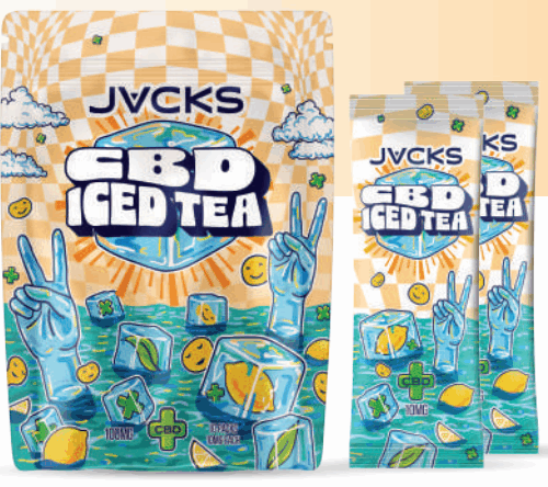 JACKS Powder Drink Mix - CBD Iced Tea 250mg