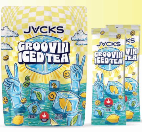 JACKS THC Powder Drink Mix - Groovin Iced Tea 1000mg