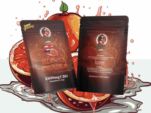 Mama Anne's Edibles 1500mg - Blood Orange Gummy (CBD)