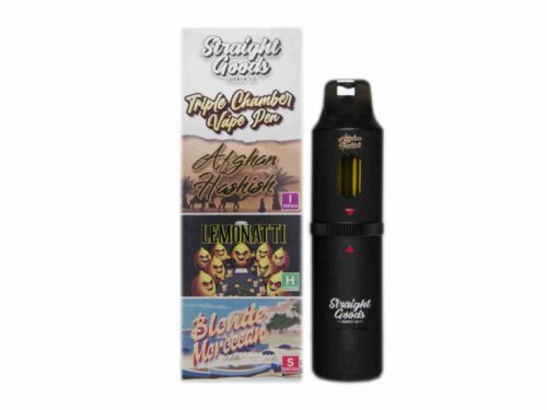 Straight Goods 9g Triple Chamber Vape - Afghan Hashish + Lemonatti + Blonde Moroccan