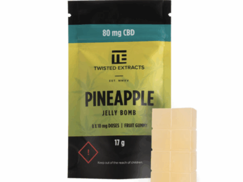 Twisted Extracts - Jelly Bombs 80mg - Pineapple (CBD)