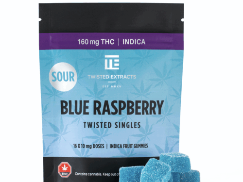 Twisted Extracts - Singles 160mg - Sour Blue Raspberry (Indica)