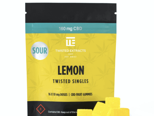 Twisted Extracts - Singles 160mg - Sour Lemon (CBD)