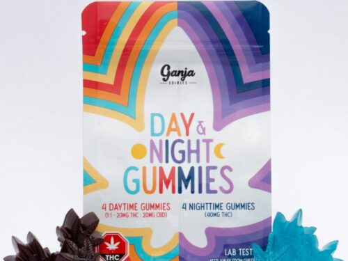 Ganja Edibles - Day & Night Gummies