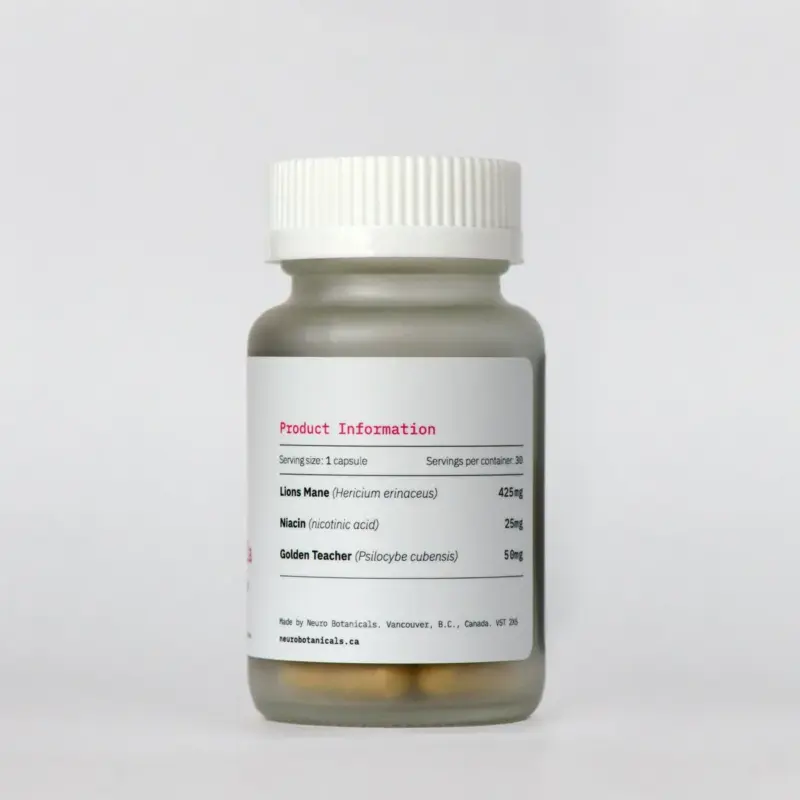 Neuro Botanicals Capsules (Microdose Vegan Caps) - Brain Formula - Image 3