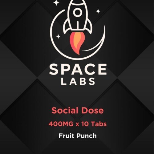 Space Labs - Chewable Sweet Mushroom Tabs - Social Dose (Fruit Punch 4 Grams)