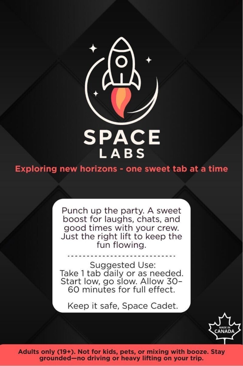Space Labs - Chewable Sweet Mushroom Tabs - Social Dose (Fruit Punch 4 Grams) - Image 2