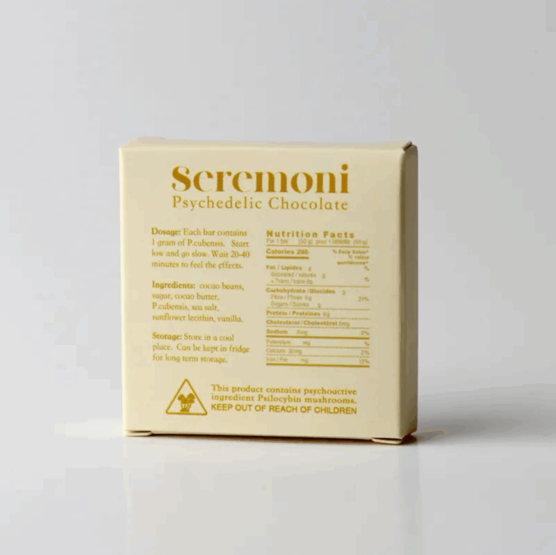 Seremoni Psilocybin Chocolate Bar (1000mg) - Sea Salt - Image 2