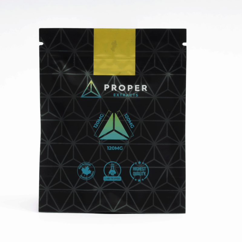 Proper Extracts - 1080mg THC Gummies - Lemon (Sativa) - Image 4